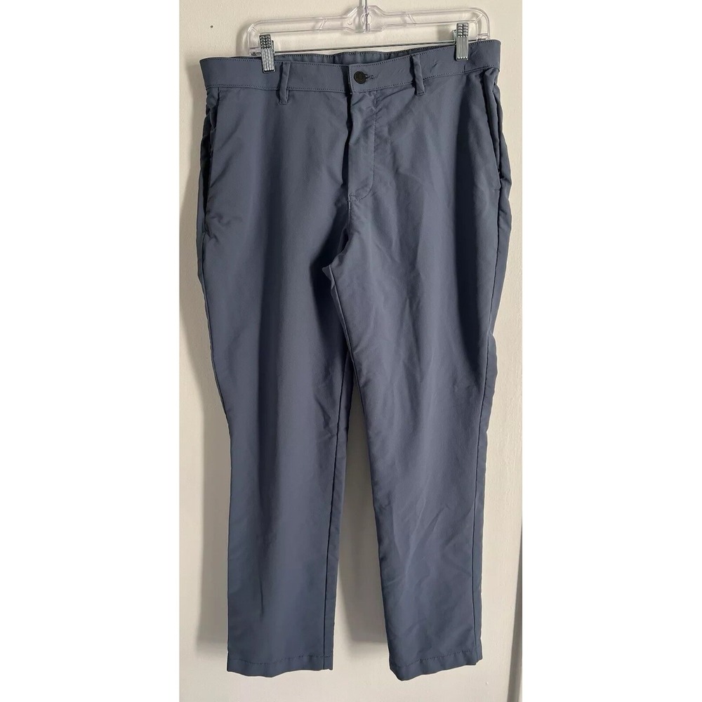 Banana‎ Republic Flat Front Pants 34x29 China-Blue Chino